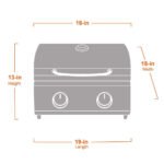 13742 | Stainless Tabletop Propane Gas Grill - Image 5