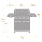 35633B | Matte Blue Infrared Propane Gas Grill - Image 6