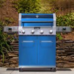 35633B | Matte Blue Infrared Propane Gas Grill - Image 2
