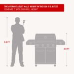 35633B | Matte Blue Infrared Propane Gas Grill - Image 5