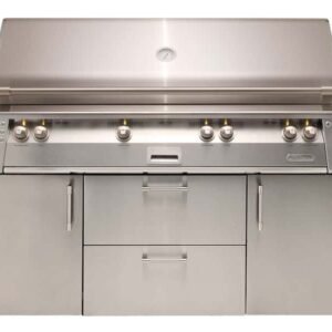 Alfresco 56" Luxury All-Grill Deluxe Cart - ALXE-56BFGC