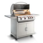 Blaze Premium LTE 32-Inch 4-Burner Freestanding Gas Grill With Rear Infrared Burner & Grill Lights - BLZ-4LTE2-LP/NG - Image 2