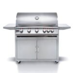 Blaze Premium LTE 40-Inch 5-Burner Freestanding Gas Grill With Rear Infrared Burner & Grill Lights - BLZ-5LTE2-LP/NG