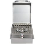 Bull 12" Stainless Steel Single Built-In Gas Side Burner - Image 2