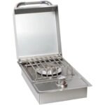 Bull 12" Stainless Steel Single Built-In Gas Side Burner - Image 3