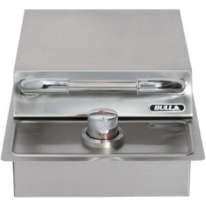 Bull 12" Stainless Steel Single Built-In Gas Side Burner