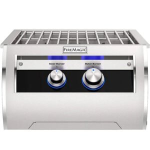 Fire Magic Propane Gas Echelon Diamond Built-In Power Burner w/ Stainless Steel Grid (19-6B1P-0)