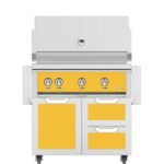 Hestan 36" Freestanding Grill with Door & Double Drawers - GBR36-GCR36 - Image 29