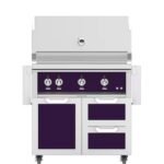 Hestan 36" Freestanding Grill with Door & Double Drawers - GBR36-GCR36 - Image 25