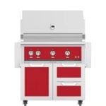 Hestan 36" Freestanding Grill with Door & Double Drawers - GBR36-GCR36 - Image 26