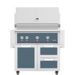 Hestan 36" Freestanding Grill with Door & Double Drawers - GBR36-GCR36 - Image 27