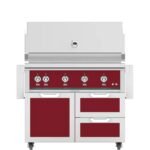 Hestan 42" Freestanding Grill with Door & Double Drawers - GBR42-GCR42 - Image 31