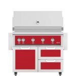 Hestan 42" Freestanding Grill with Door & Double Drawers - GBR42-GCR42 - Image 26