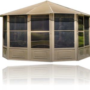 Gazebo Penguin  Florence Sand Solarium with Metal Roof