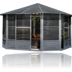 Gazebo Penguin - Florence Slate Solarium with Metal Roof