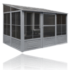 Gazebo-Penguin-Florence-Slate-Wall-Mounted-Solarium-PolycarbonateRoof