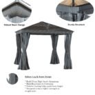 Gazebo-Penguin-Venus-Brown-Gazebo-Polycarbonate-Roof_2
