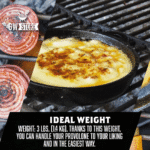 6'' Cast Iron Wood Handle Provolone Skillet - Handmade in Argentina - Image 5