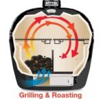 Primo All-In-One Oval XL 400 Ceramic Kamado Grill With Cradle, Side Shelves, And Stainless Steel Grates - PGCXLC - Image 11