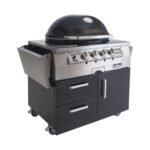 Primo PGGXLC Oval XL Mobile Gas Grill w/ (4) Burners - Ceramic Shell, Liquid Propane - PGGXLC - Image 2