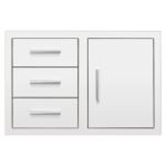 Summerset 33-Inch 3-Drawer & Door Combo