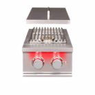 Trueflame-Built-In-Double-Side-Burner-w-Stainless-Lid-w-Handle