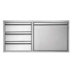 Twin Eagles TEDD363-B 36x20.75-Inch Door & Triple Drawer Combo