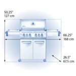 Napoleon Prestige® 500 RSIB Black Freestanding Gas Grill w/ Infrared Side and Rear Burners - Image 4