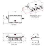 Bull Grills Brahma 38-Inch 5-Burner Built-In Gas Grill w/ Rotisserie - Image 7