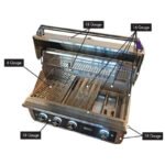 Wildfire Ranch Pro 36 Inch Black 304 Stainless Steel Freestanding Gas Grill - Image 12