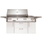 Alfresco ALXE 56-Inch Freestanding Gas Deluxe Grill With Rotisserie And Side Burner - Image 19