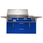 Alfresco ALXE 56-Inch Freestanding Gas Deluxe Grill With Rotisserie And Side Burner - Image 21