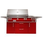Alfresco ALXE 56-Inch Freestanding Gas Deluxe Grill With Rotisserie And Side Burner - Image 13