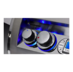 Fire Magic - Aurora A830s 46-Inch Natural Gas and Charcoal Freestanding Dual Grill w/ Backburner, Rotisserie Kit and Analog Thermometer - A830S-8EAN-61-CB - Image 3