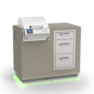 Fire Magic - 36" x 44" Electric Grill Island Bundle w/ Triple Drawer ID251-D-44SM