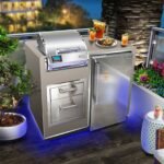 Fire Magic - 36" x 44" Electric Grill Island Bundle w/ Refrigerator ID251-R-44SM - Image 2