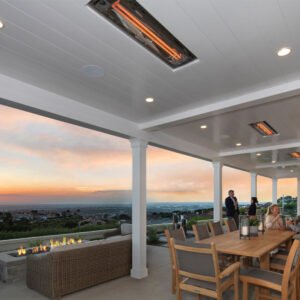 Infratech WD-Series Double Element 4000Watt Outdoor Infrared Electric Heater | 240V