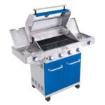 35633B | Matte Blue Infrared Propane Gas Grill - Image 9
