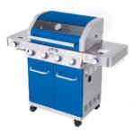 35633B | Matte Blue Infrared Propane Gas Grill - Image 8