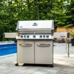 Napoleon Prestige 665 Freestanding Gas Grill with Infrared Rear Burner and Infrared Side Burner and Rotisserie Kit - Image 4