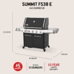Weber Summit FS38 E Black Gas Barbecue - Image 2