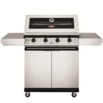 BeefEater 1200S Series 4 Burner Gas Barbecue with Cabinet Trolley and Side Burner