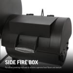 Char-Griller Competition Pro 17 Offset Smoker BBQ - Image 4