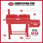Char-Griller Competition Pro 17 Offset Smoker BBQ - Image 8