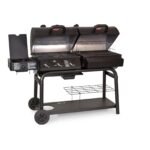 Char-Griller Duo‚ 5050 Gas and Charcoal BBQ with Side Burner - Image 2