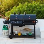 Char-Griller Duo‚ 5050 Gas and Charcoal BBQ with Side Burner - Image 3