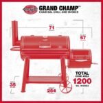Grand Champ Offset Smoker Char-Griller - Image 15