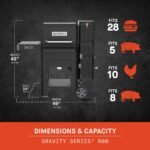 Masterbuilt Gravity Series 600 Digital WiFi Charcoal Grill and Smoker - Image 2