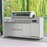 Grillstream Island 6 Burner Hybrid Gas & Charcoal BBQ