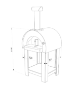 Piccolo Pizza Oven Built in - Teal - Image 5